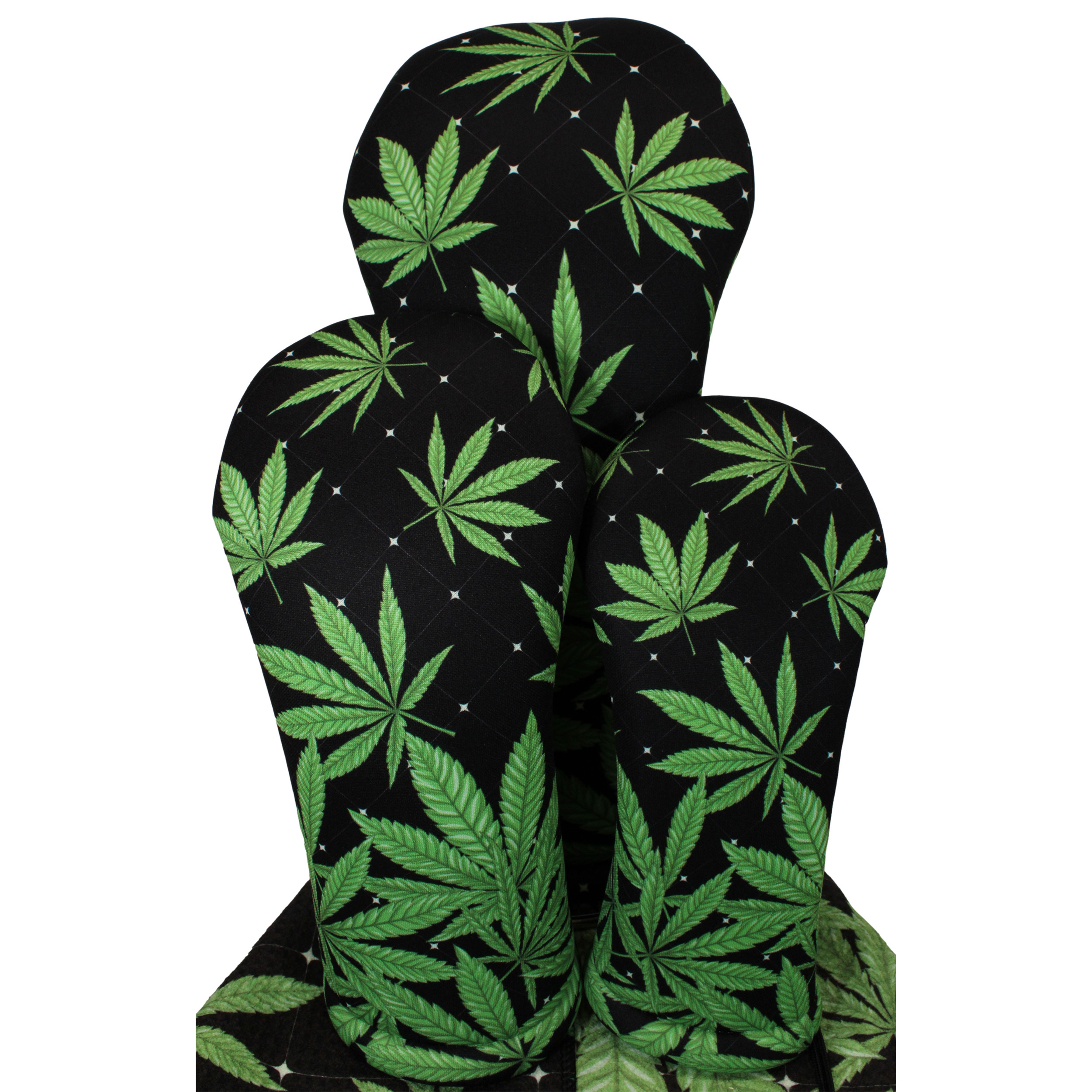 BeeJo's Golf Club Headcover | Black Marijuana - Image 10
