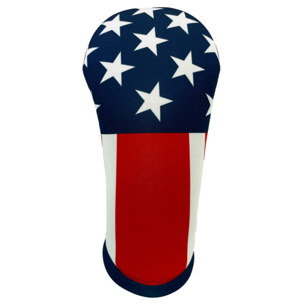 USA Flag Club Headcover: Front View