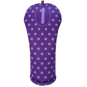Purple Polka-Dots Headcovers