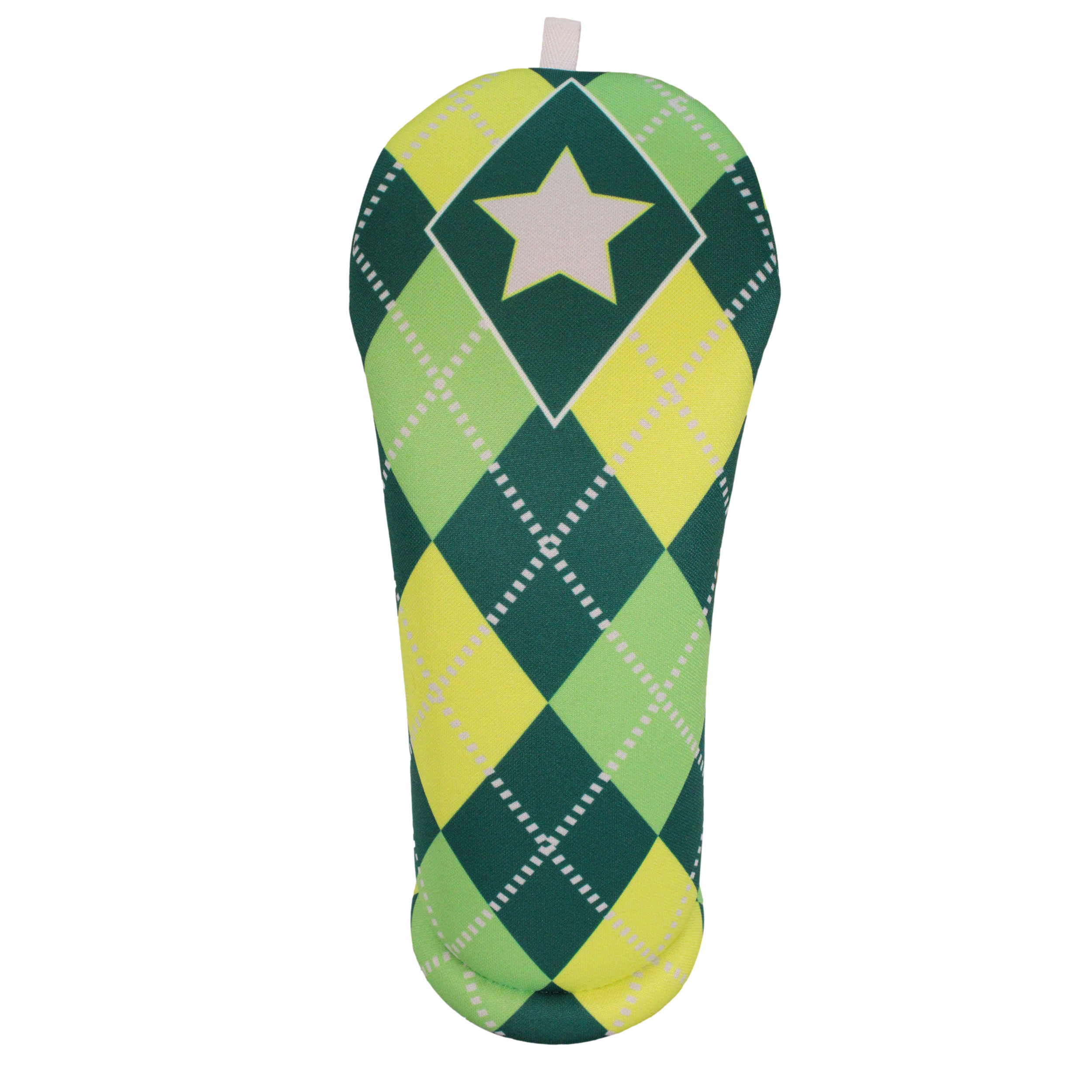 Light Green and Yellow Argyle Fairway Front