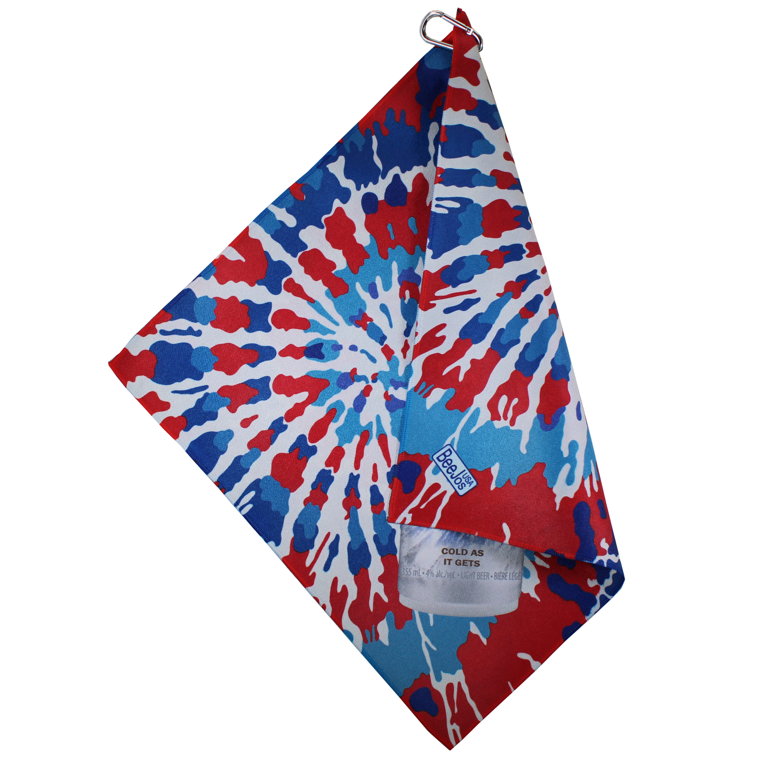 Fore Right Blue Tie Dye Golf Gift Set | 3 Golf Club Headcovers & Matching Microfiber Towel - Image 9