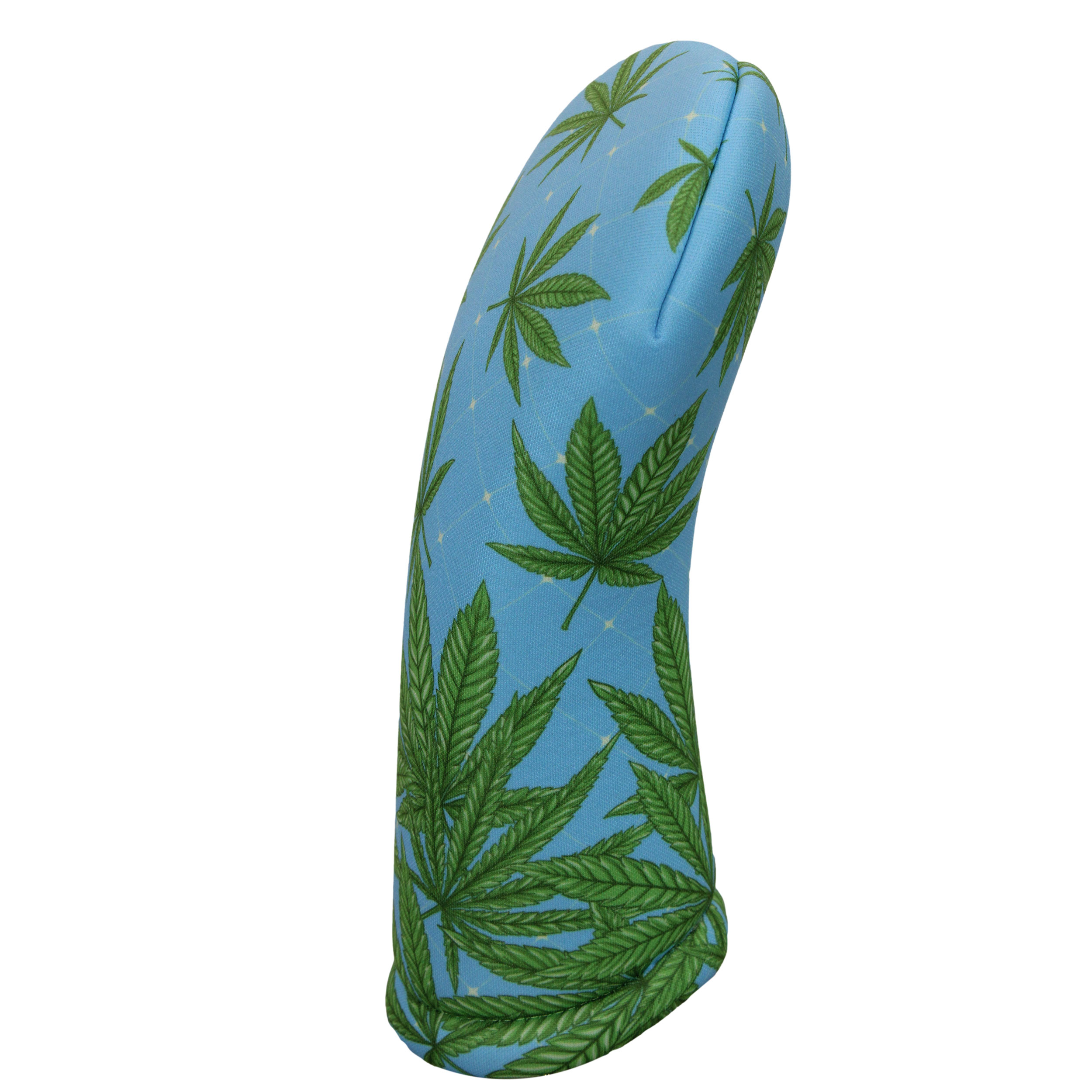 BeeJo's Golf Club Headcover | Blue Marijuana - Image 3