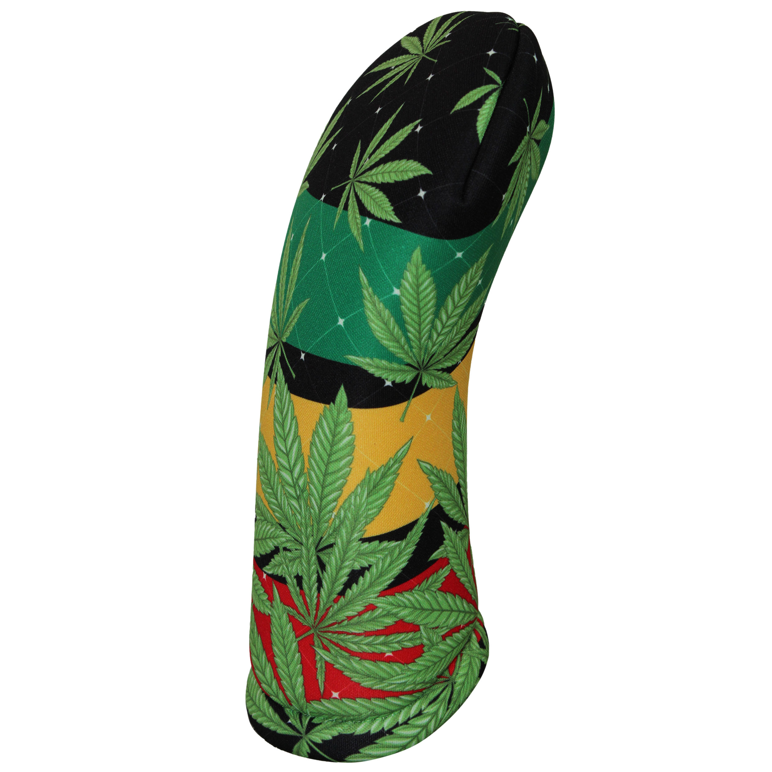 BeeJo's Golf Club Headcover | Rasta Marijuana - Image 2