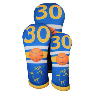 BeeJo's Golf Club Headcover | G.O.A.T Collection | 30 Basketball Light Blue & Gold