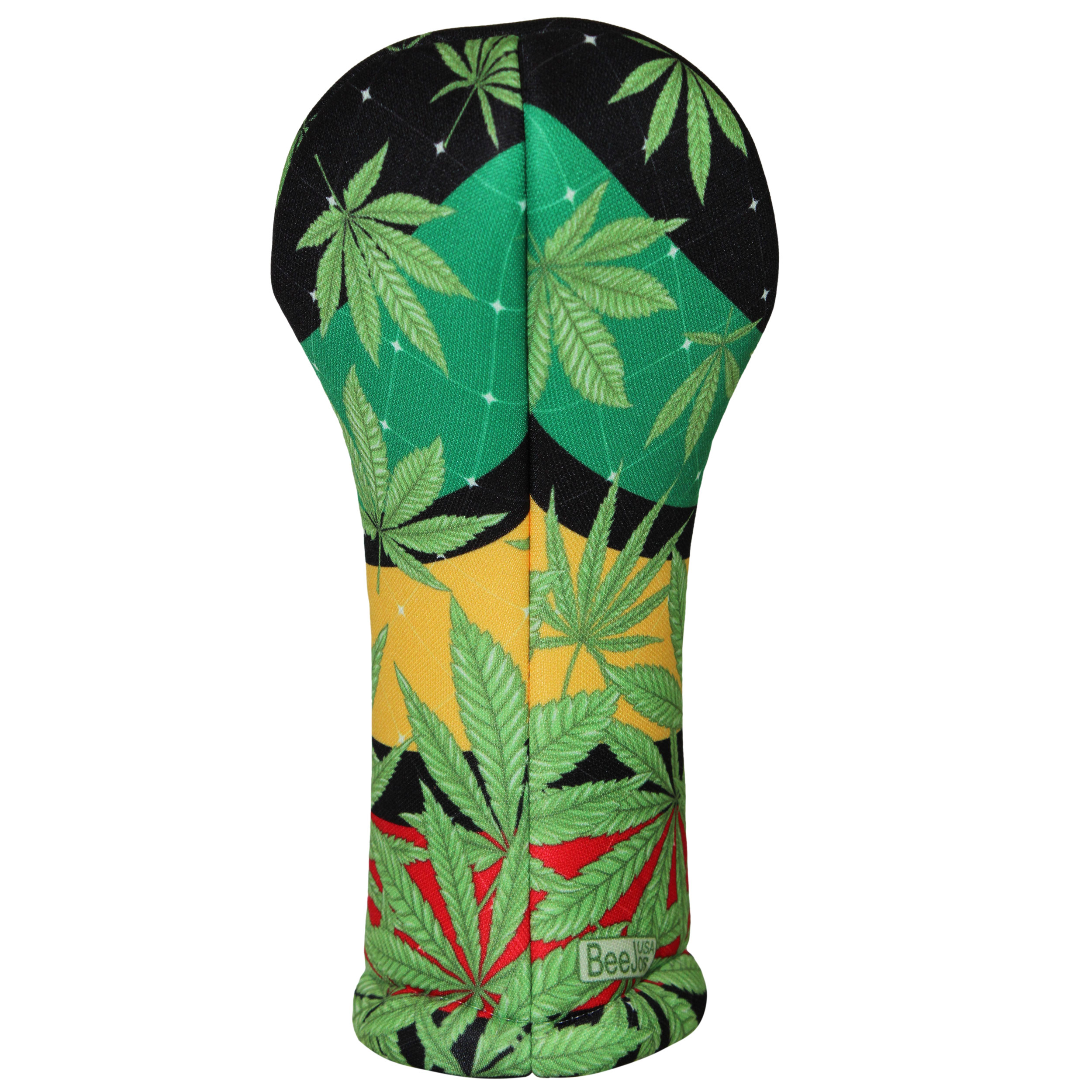BeeJo's Golf Club Headcover | Rasta Marijuana - Image 3