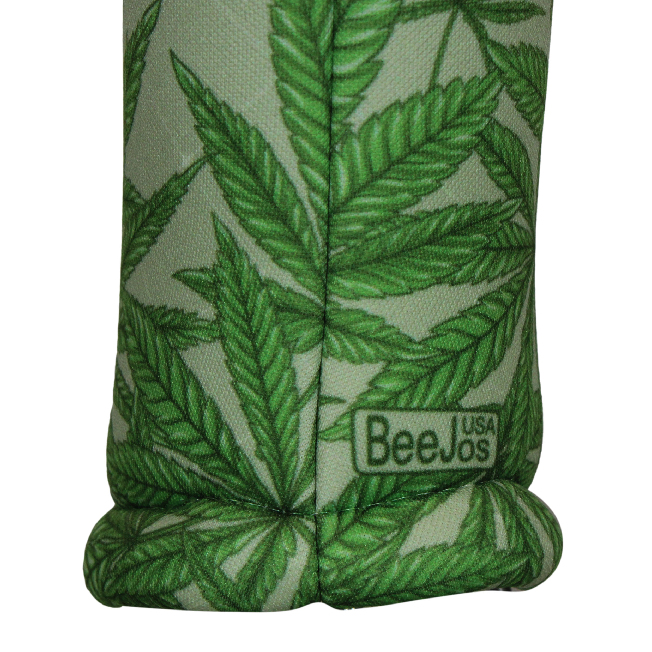Green Marijuana Golf Gift-Set | 3 Golf Club Headcovers & Matching Microfiber Towel - Image 9