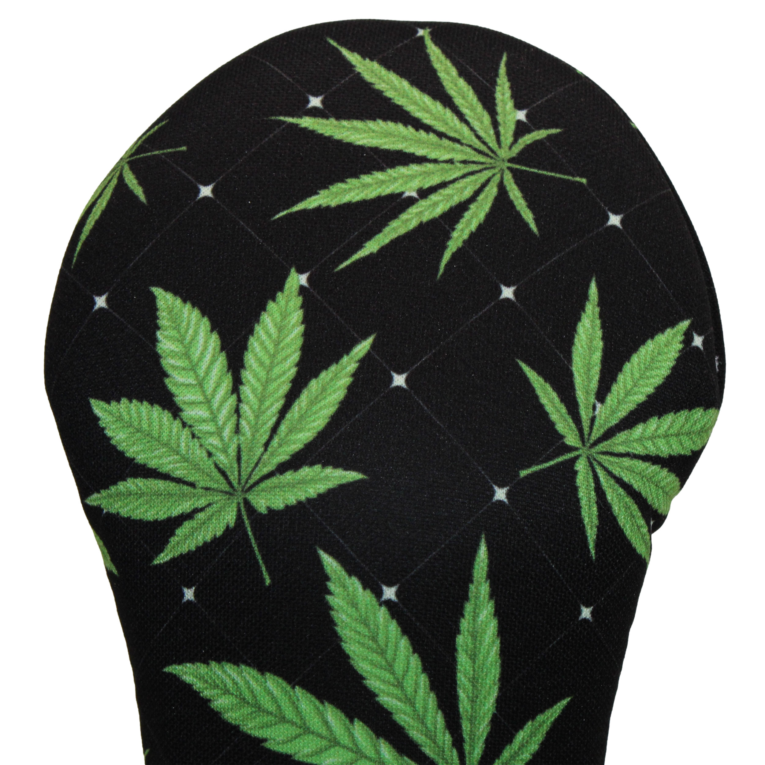 BeeJo's Golf Club Headcover | Black Marijuana - Image 4