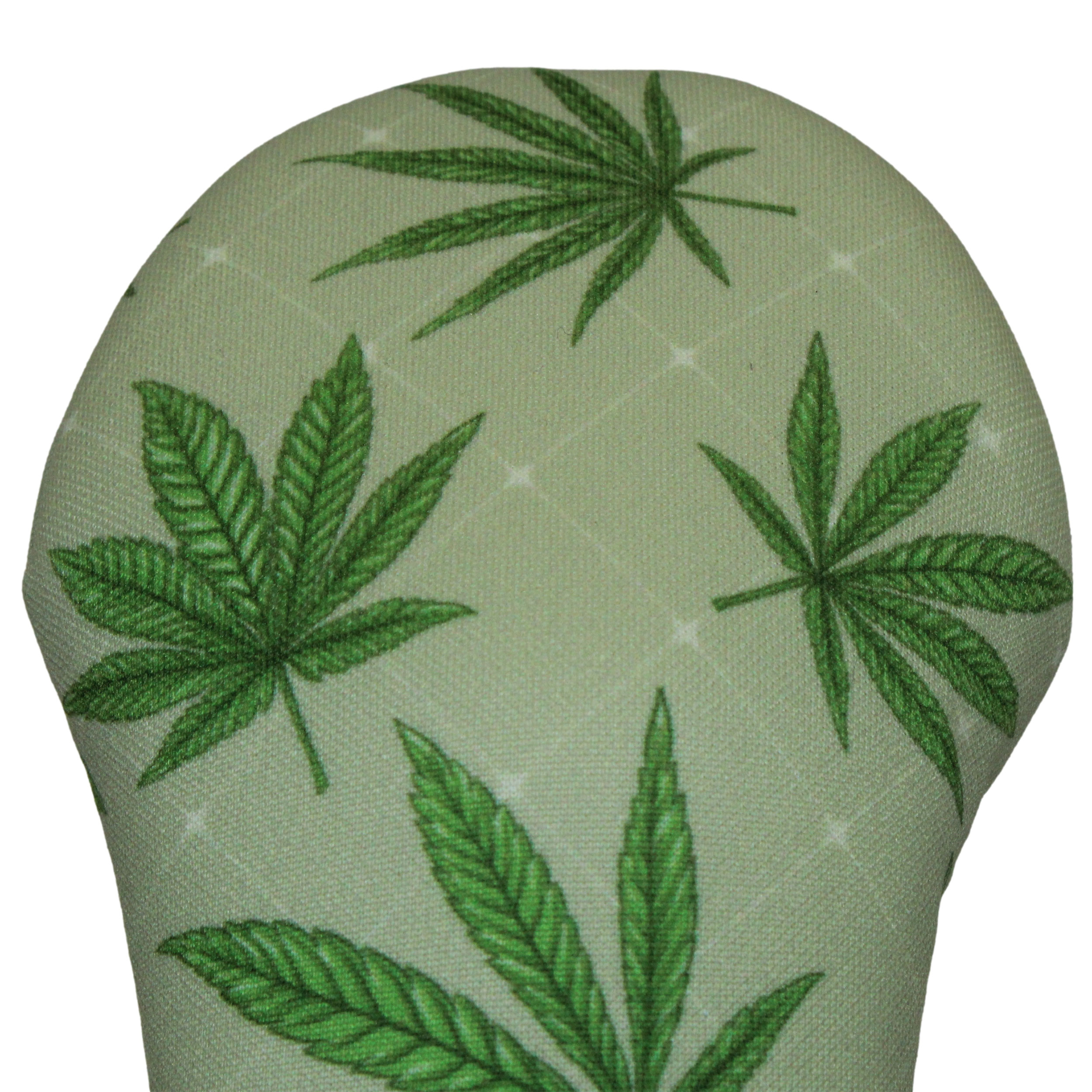 Green Marijuana Golf Gift-Set | 3 Golf Club Headcovers & Matching Microfiber Towel - Image 6