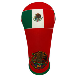 Mexico Flag Club Headcover: Front View