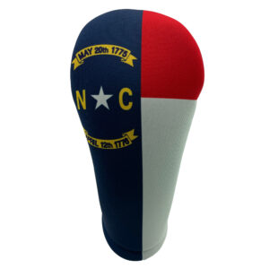 North Carolina Flag Headcover: Front View