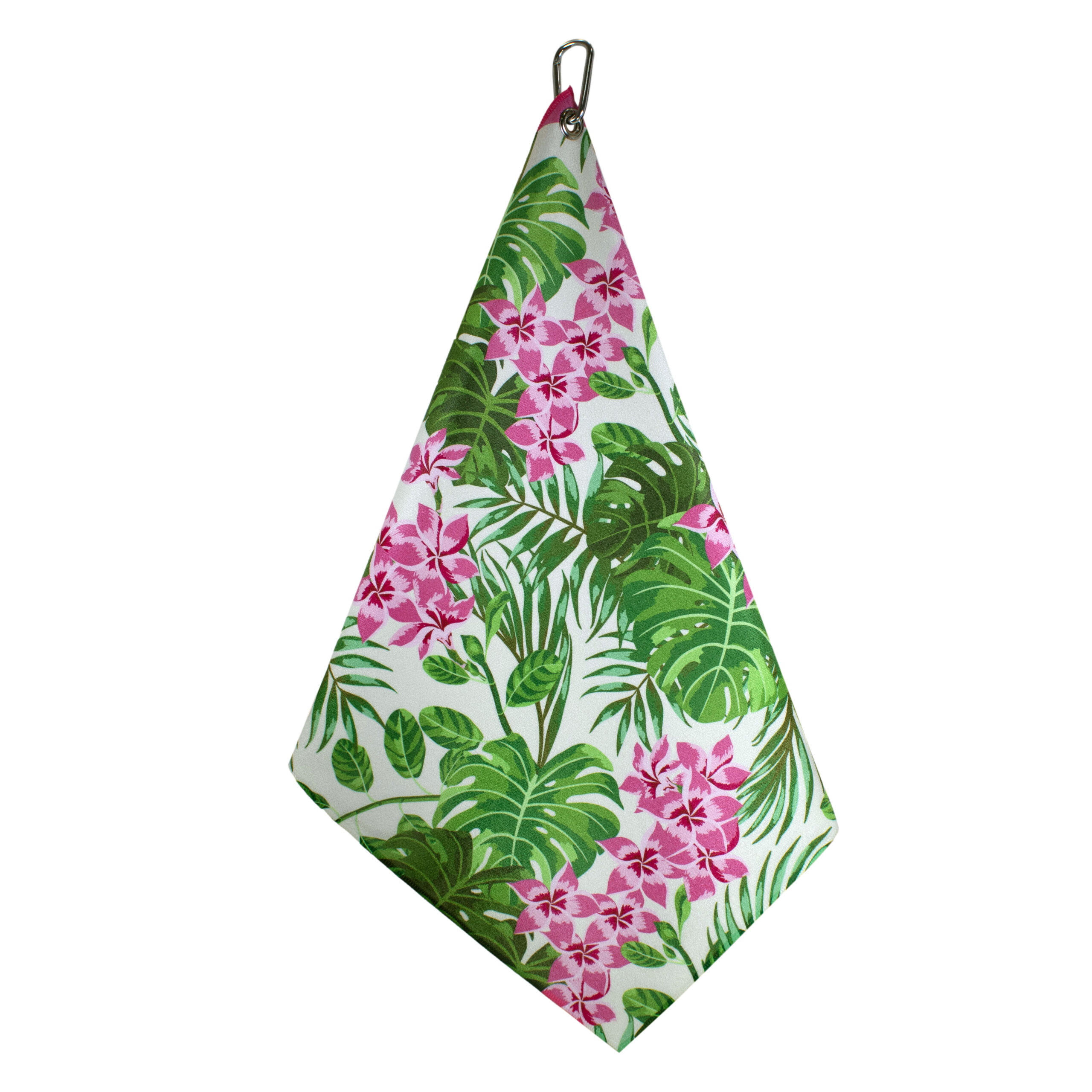 Pink Flowers Microfiber Towel