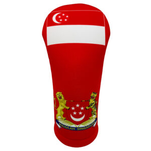 Singapore Flag Club Headcover: Front View