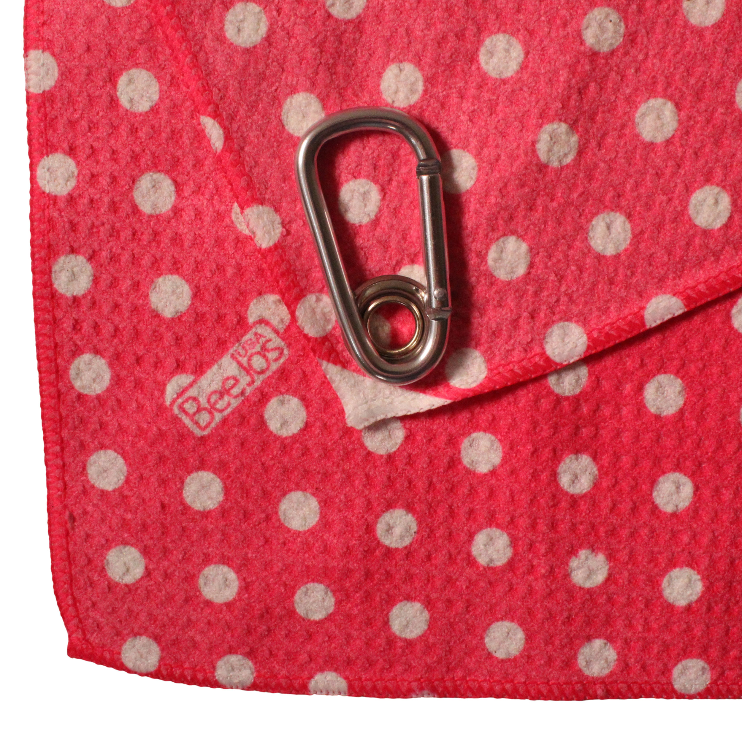 Women's Collection | Hot Pink & White Polka Dots Golf Gift Set | 3 Golf Club Headcovers & Matching Microfiber Towel - Image 11