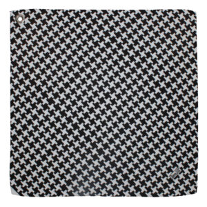 Black & White Houndstooth Towels