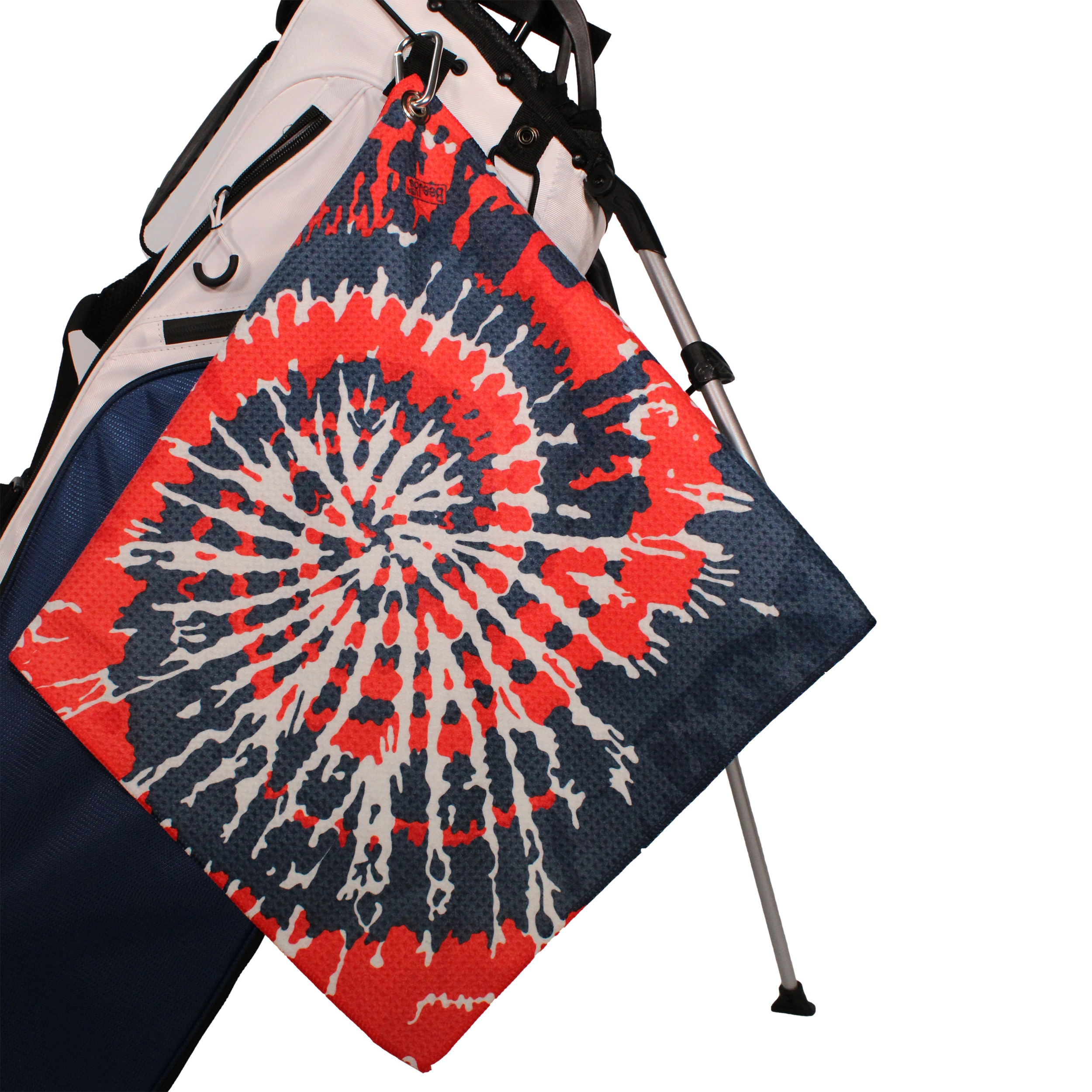 Blue & Red Microfiber Towel