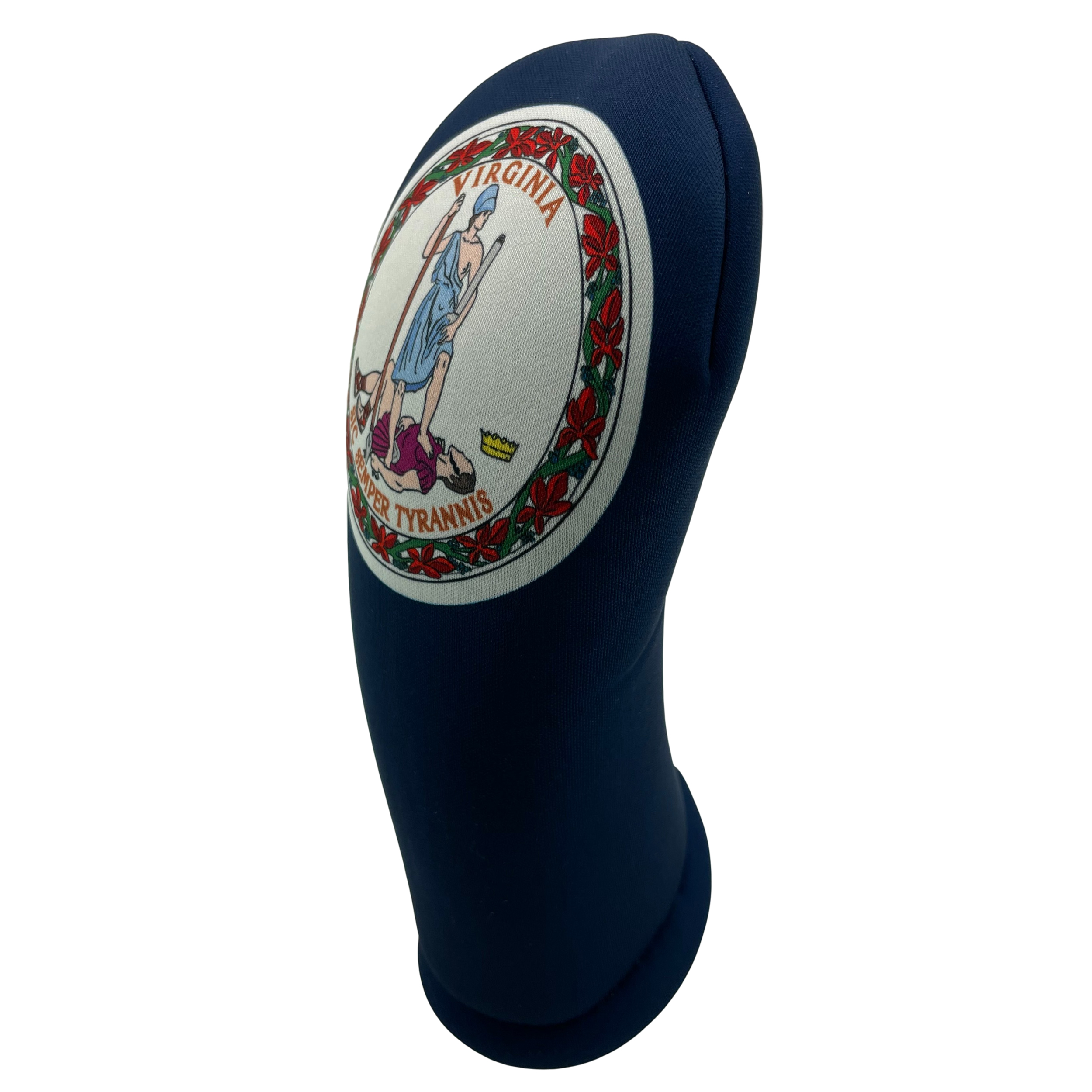 Virginia Flag Club Headcover: Side view