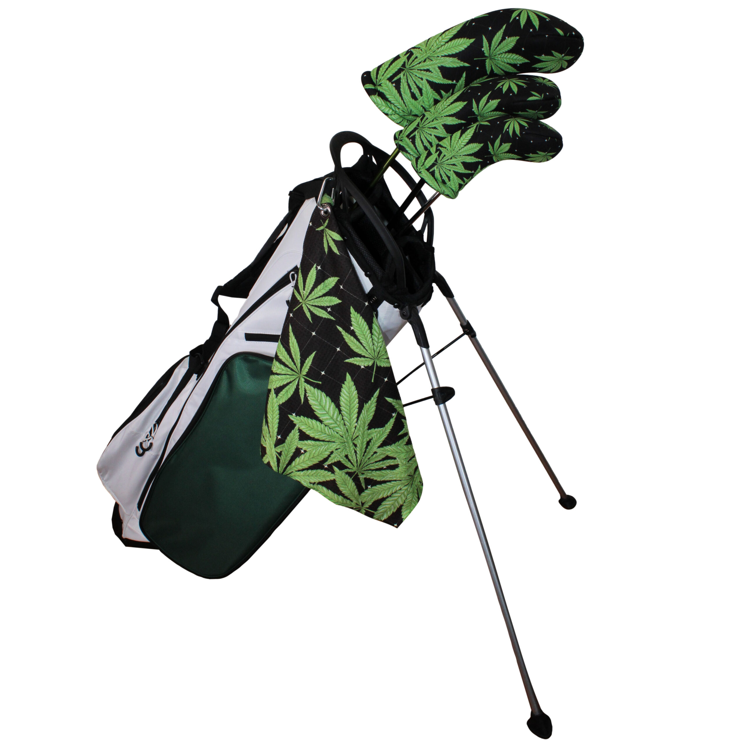 BeeJo's Golf Club Headcover | Black Marijuana - Image 8