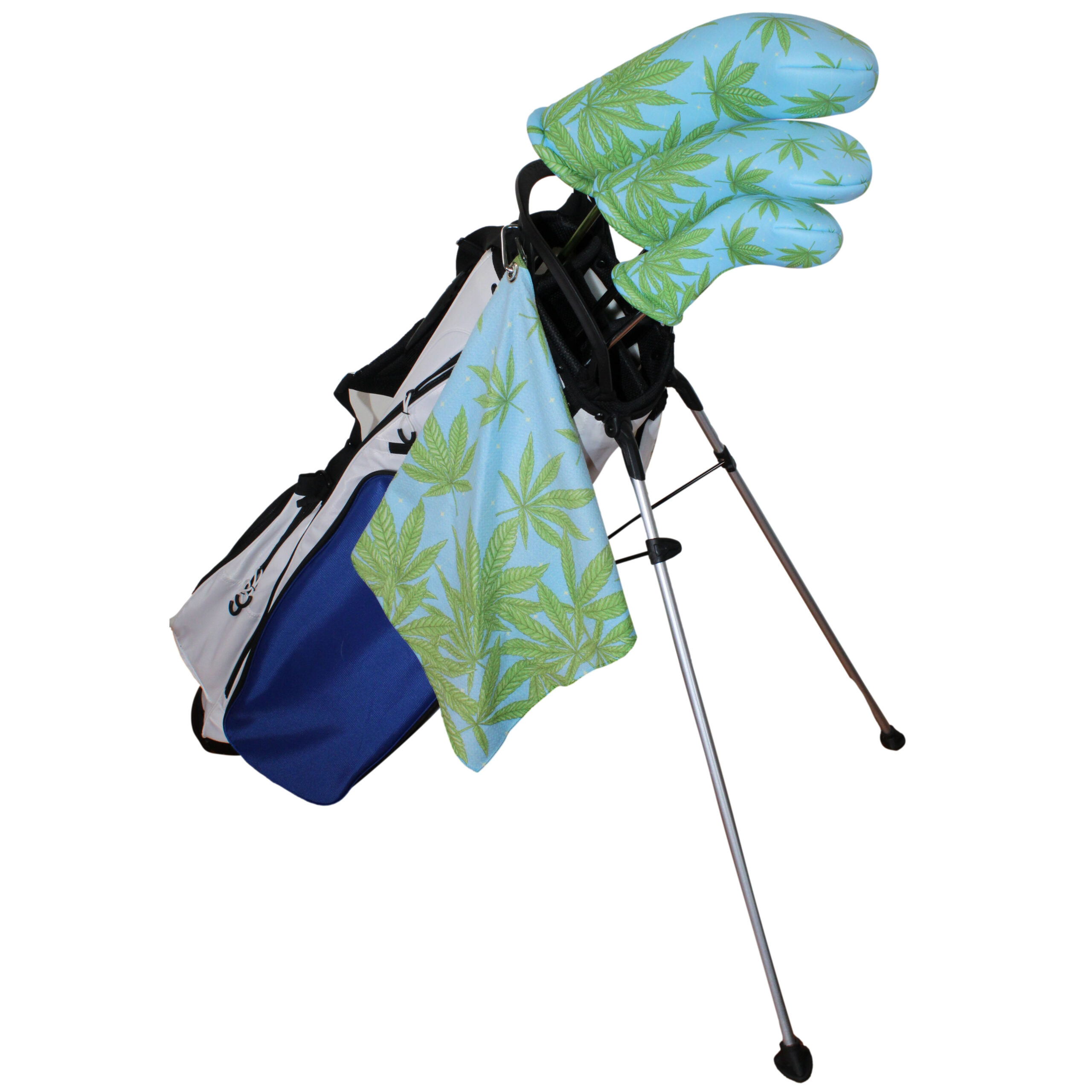 BeeJo's Golf Club Headcover | Blue Marijuana - Image 10