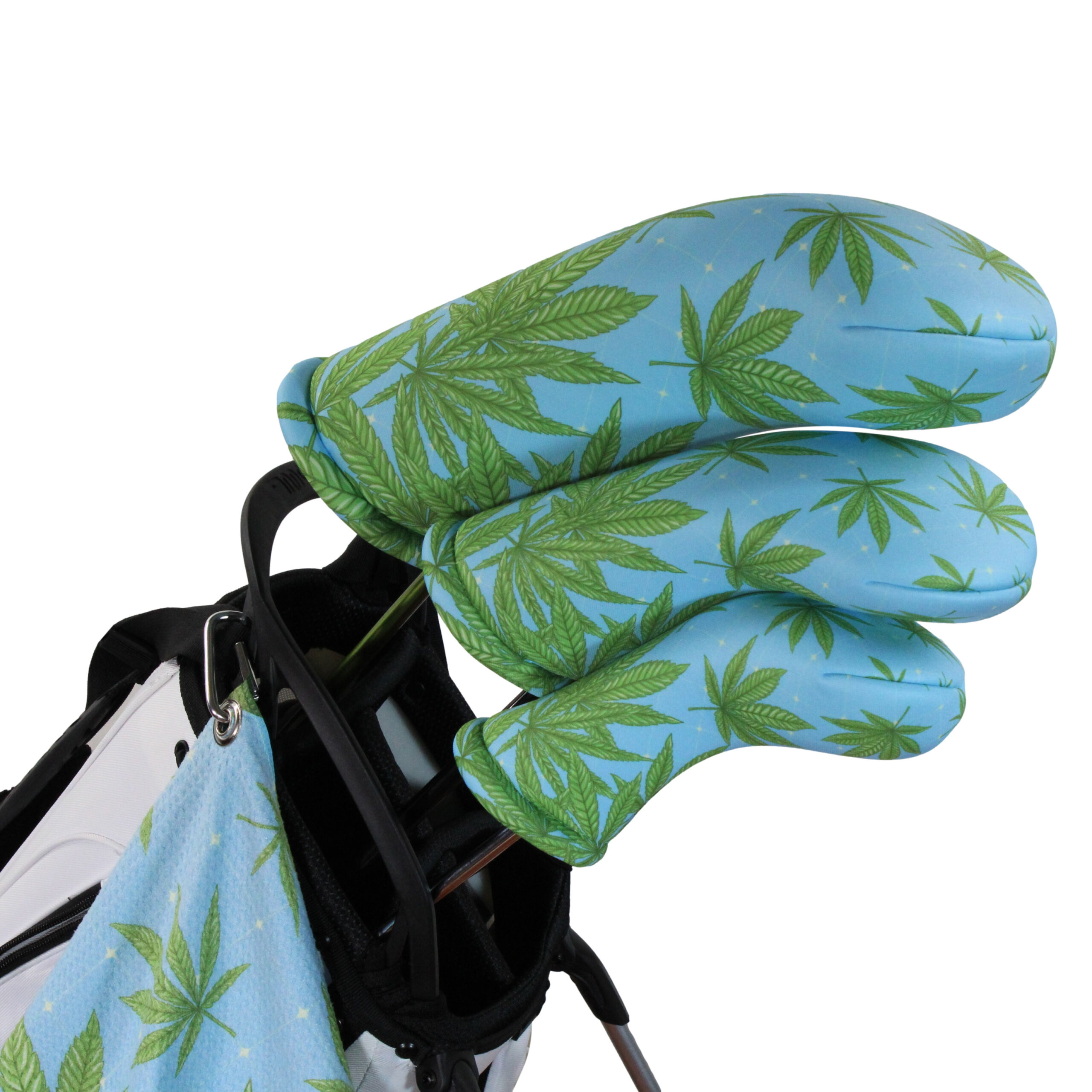 BeeJo's Golf Club Headcover | Blue Marijuana - Image 9