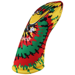 Smoked Ducky Headcover: Tie Dye Rasta-Side
