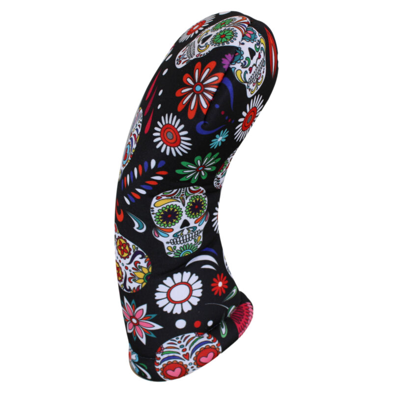 Funda Para Pala De Pickleball BeeJo's Mexican Sugar Skulls – Sin Cremallera, Hecha A Mano En USA, Ajuste Estándar