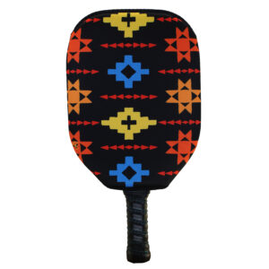 Black Navajo Weave Pickleball Paddle cover