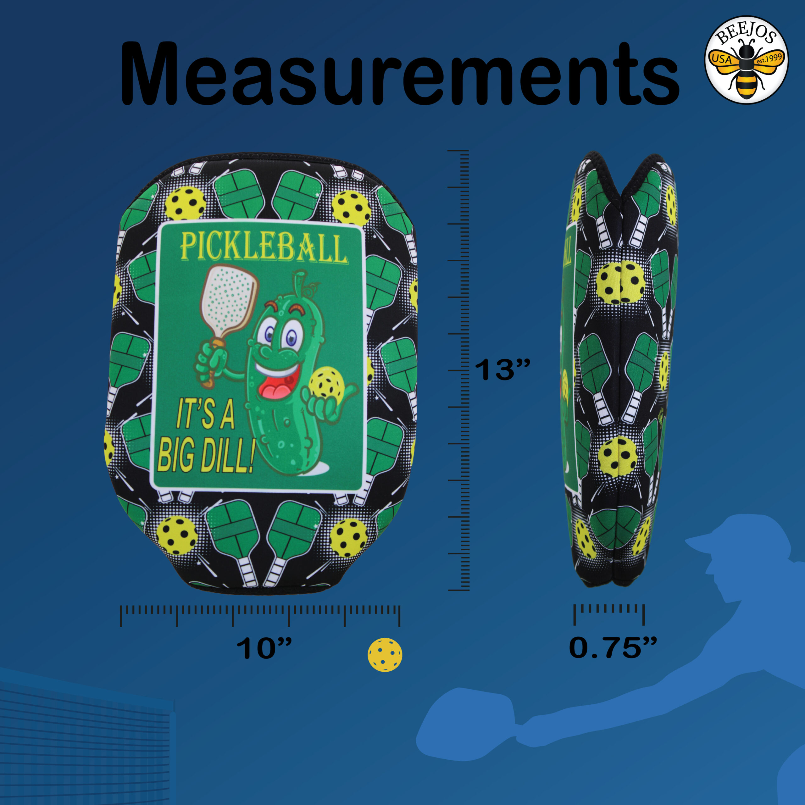 It's a Big Dill Pickleball Paddle Cover - Image 5