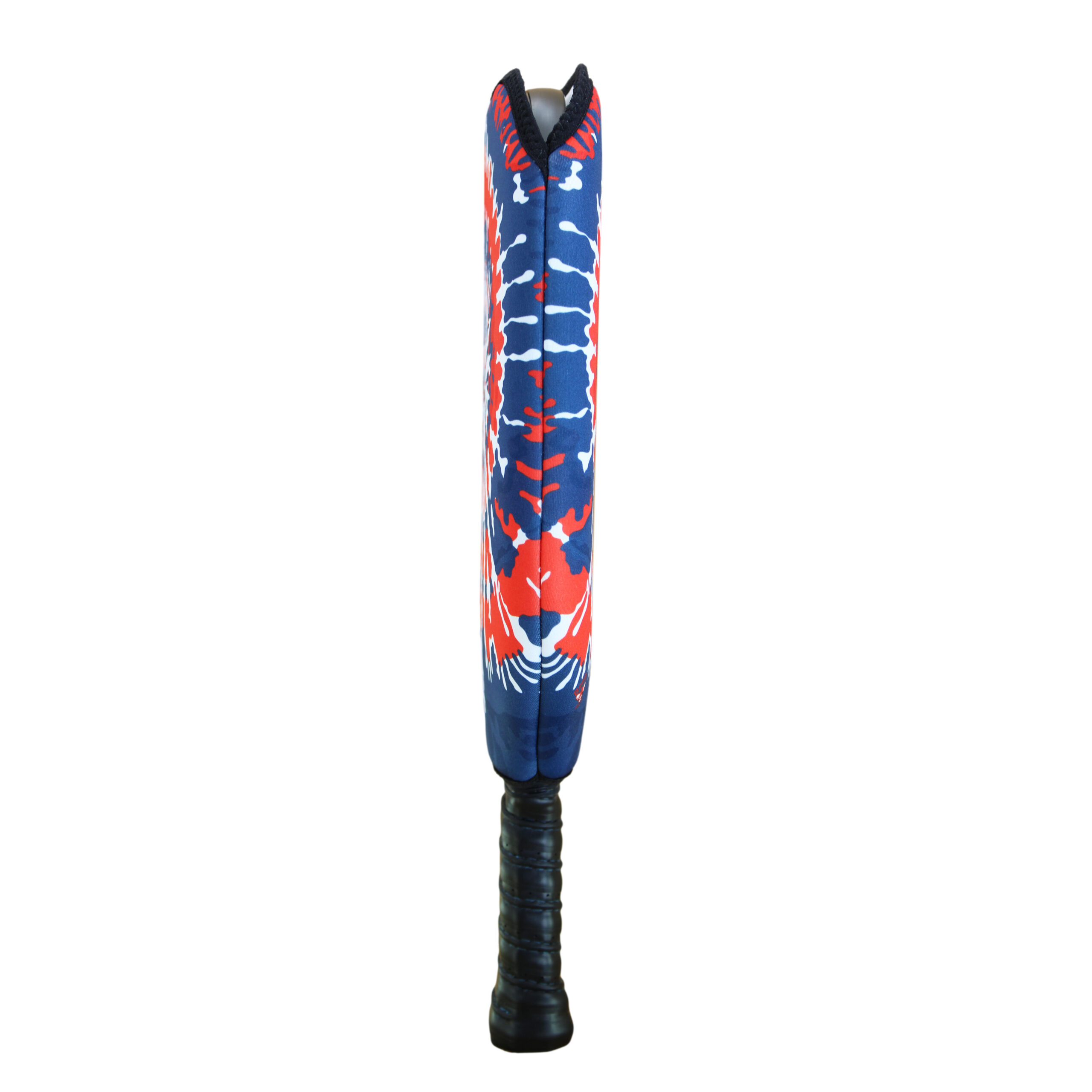 Blue/Red Tie-Dye Pickleball Paddle Cover - Image 7