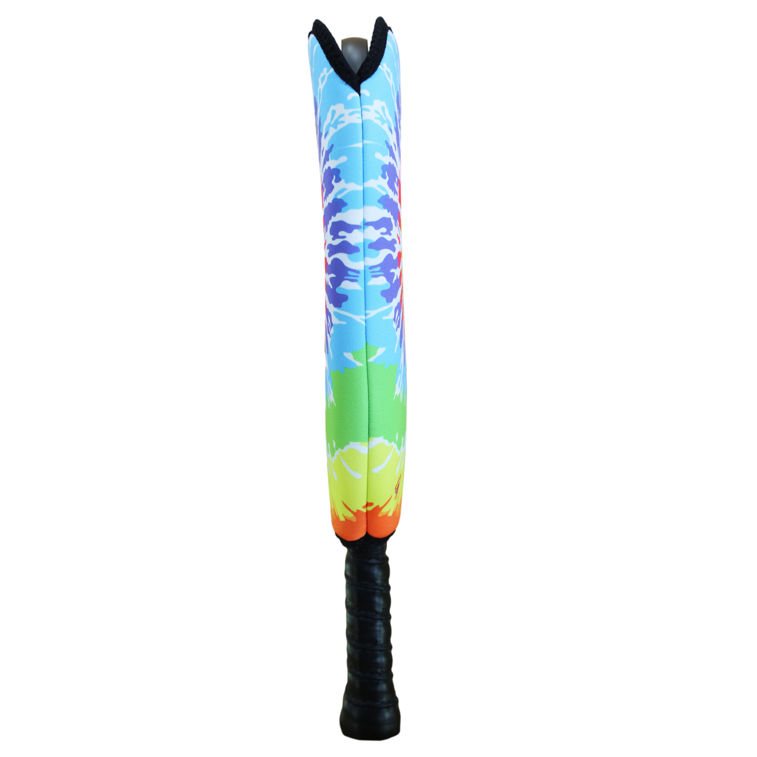 Rainbow Tie-Dye Pickleball Paddle Cover - Image 7