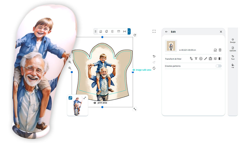 Personalized Full-Color Custom Driver Golf Club Head Cover - Test - DO NOT PURCHASE - Image 4